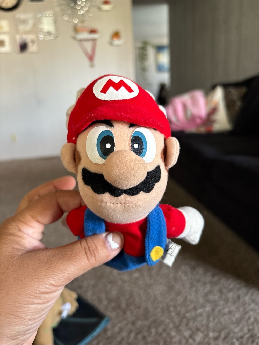 Nintendo 64 N64 Super Mario Beanbag Plush BD&A Vintage 1997